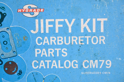 Hygrade CM79 Jiffy Kit Carburetor Parts Catalog