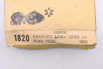 Aftermarket 1820 Amber 3" Parking Lamp Lens NOS