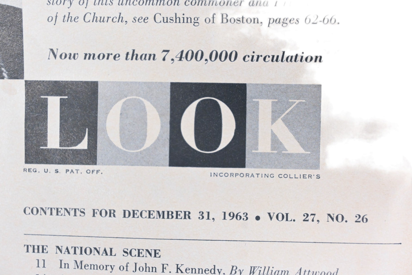LOOK DK026-7 December 31, 1963 Magazine