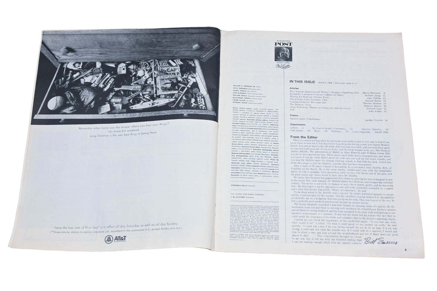 POST DK026-8 March 9, 1968 Magazine