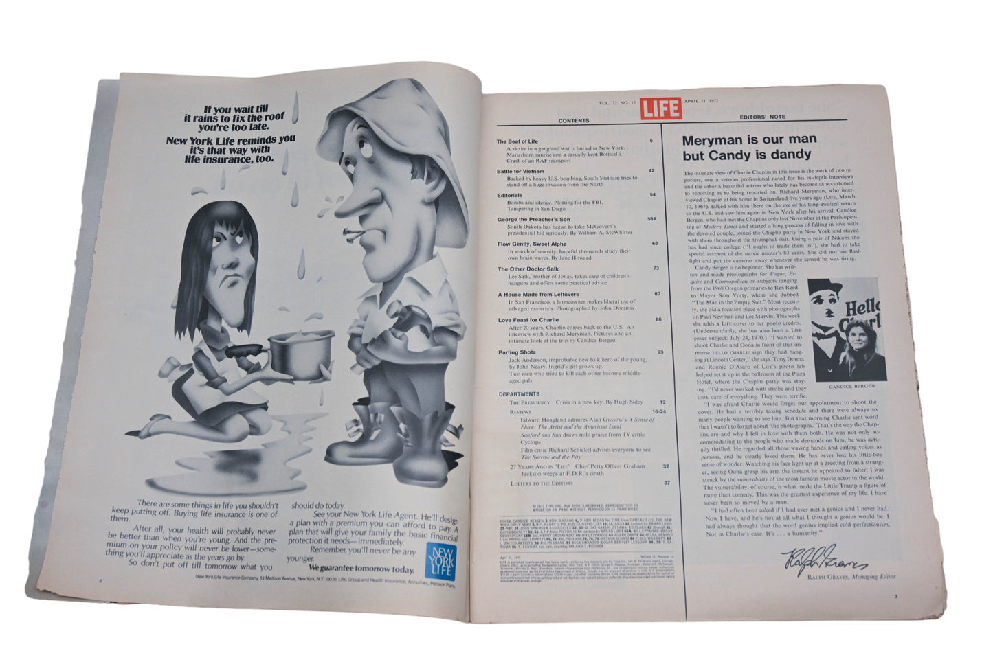 LIFE DK026-18 April 21, 1972 Magazine