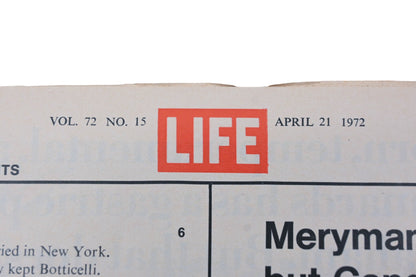 LIFE DK026-18 April 21, 1972 Magazine