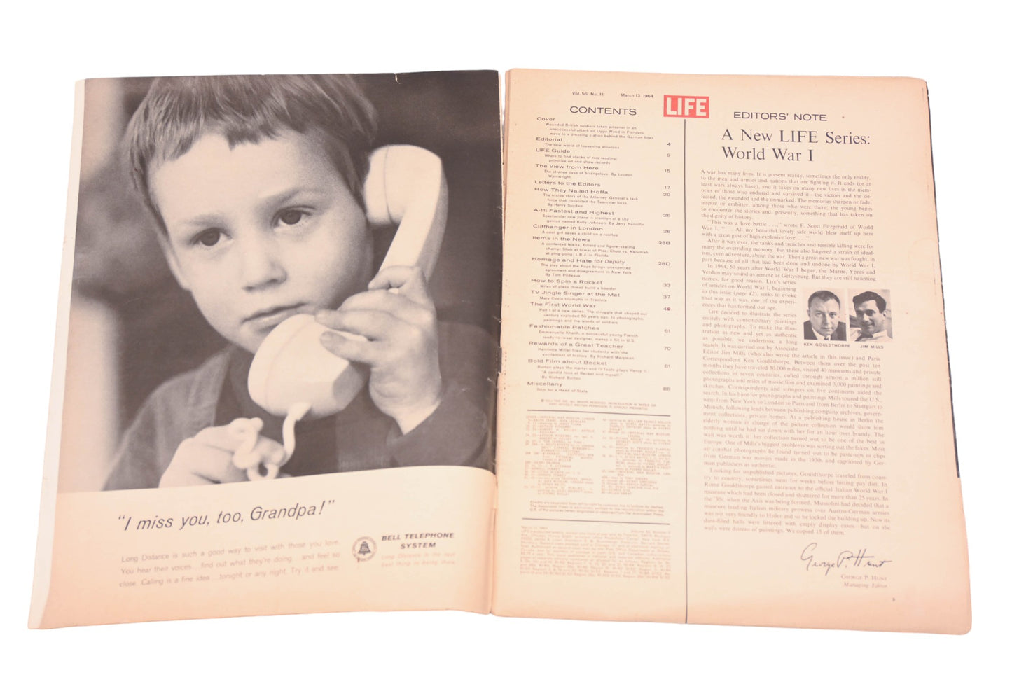 LIFE DK026-21 March 13, 1964 Magazine