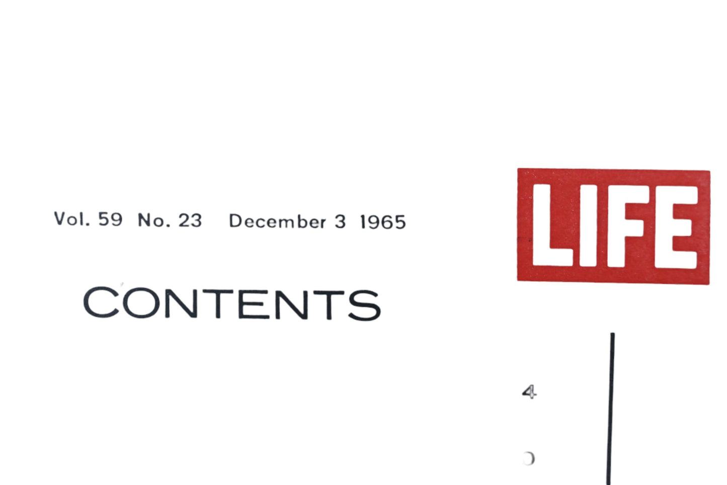 LIFE DK026-25 December 3, 1965 Magazine