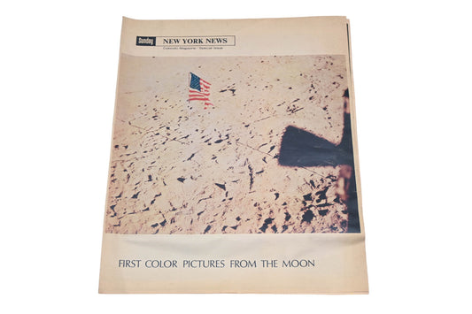 New York News DK026-30 Sunday Special Edition First Color Photos From The Moon