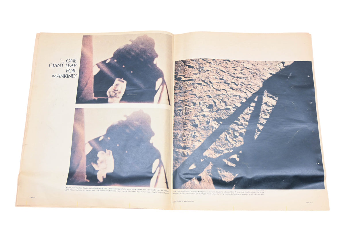 New York News DK026-30 Sunday Special Edition First Color Photos From The Moon