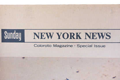 New York News DK026-30 Sunday Special Edition First Color Photos From The Moon