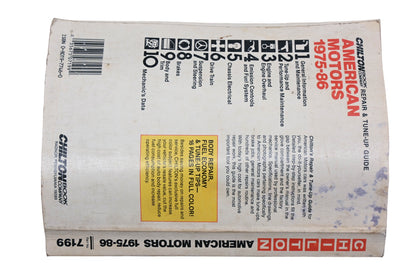 Chilton Book Company 7199 American Motors 1975-86 Repair & Tune-Up Guide