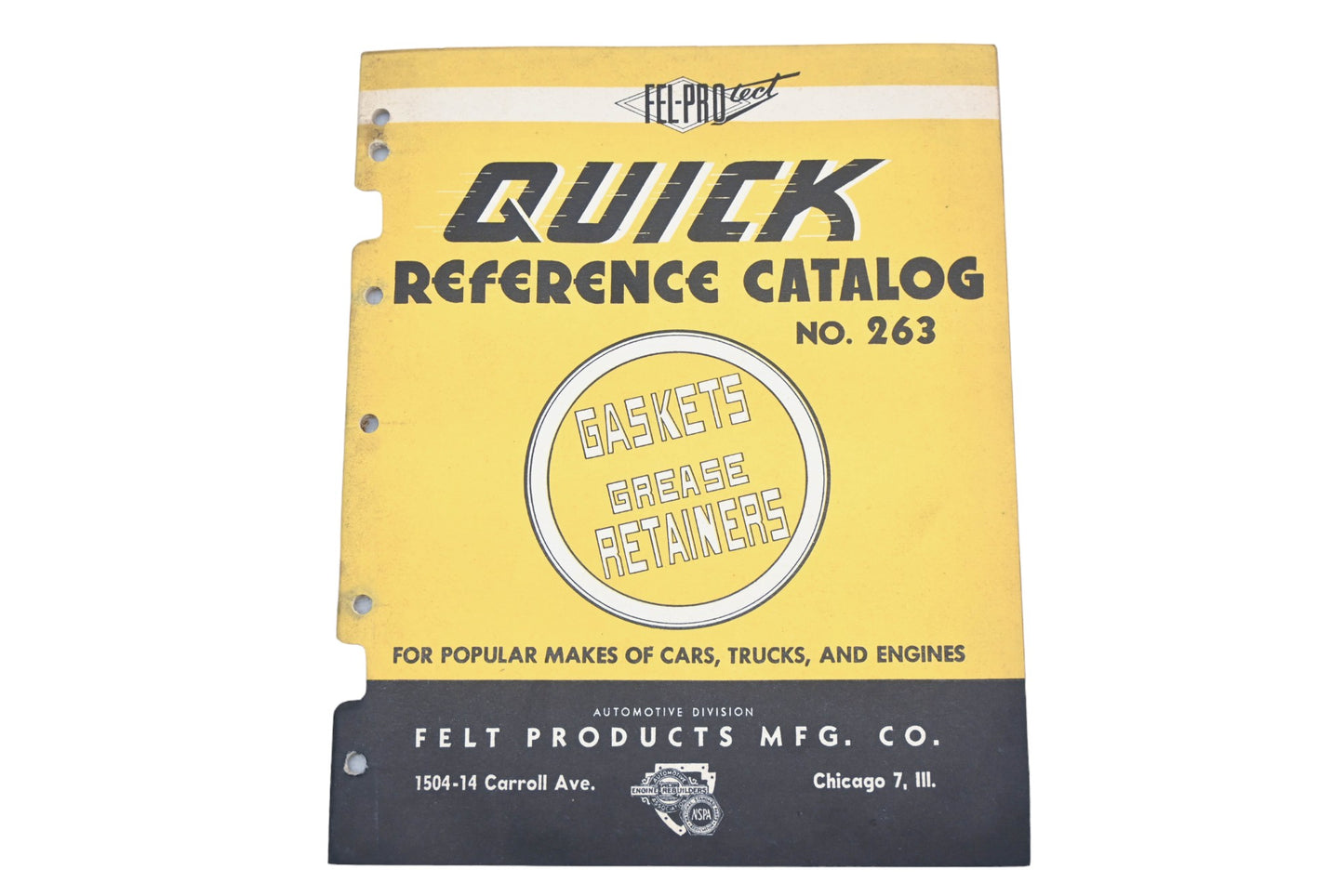 Fel-Pro 263-3, 48-25M No.263 Quick Reference Catalog