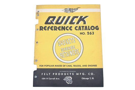 Fel-Pro 263-3, 48-25M No.263 Quick Reference Catalog