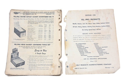 Fel-Pro 262-11, 47-25M No.262 1947 Master Gasket Catalog