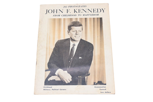 Tatler Publishing HU021-11 1963 John F Kennedy From Childhood to Martyrdom Photograph Book