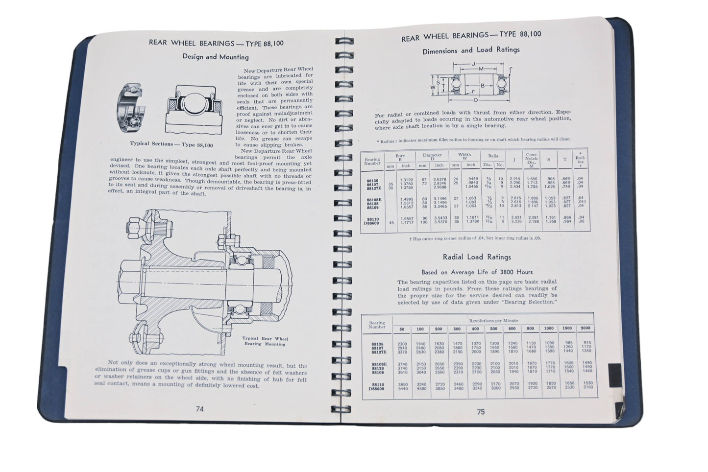 General Motors HU021-13 1946 New Departure Hand Book 18th Edition
