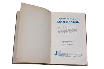Popular Mechanics HU021-14 1947 Farm Manual Hard Cover