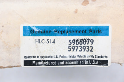 Aftermarket 5966079, 5973932, HLC-514 Headlamp NOS