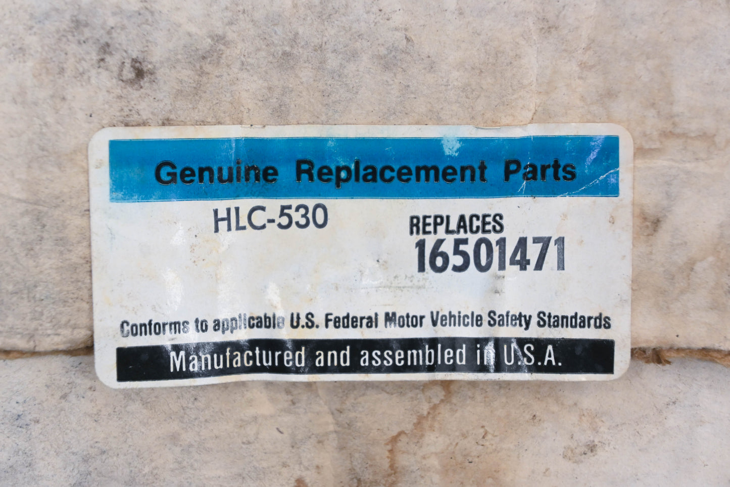 Aftermarket 16501471, HLC-530 Sylvania Halogen Headlamp NOS