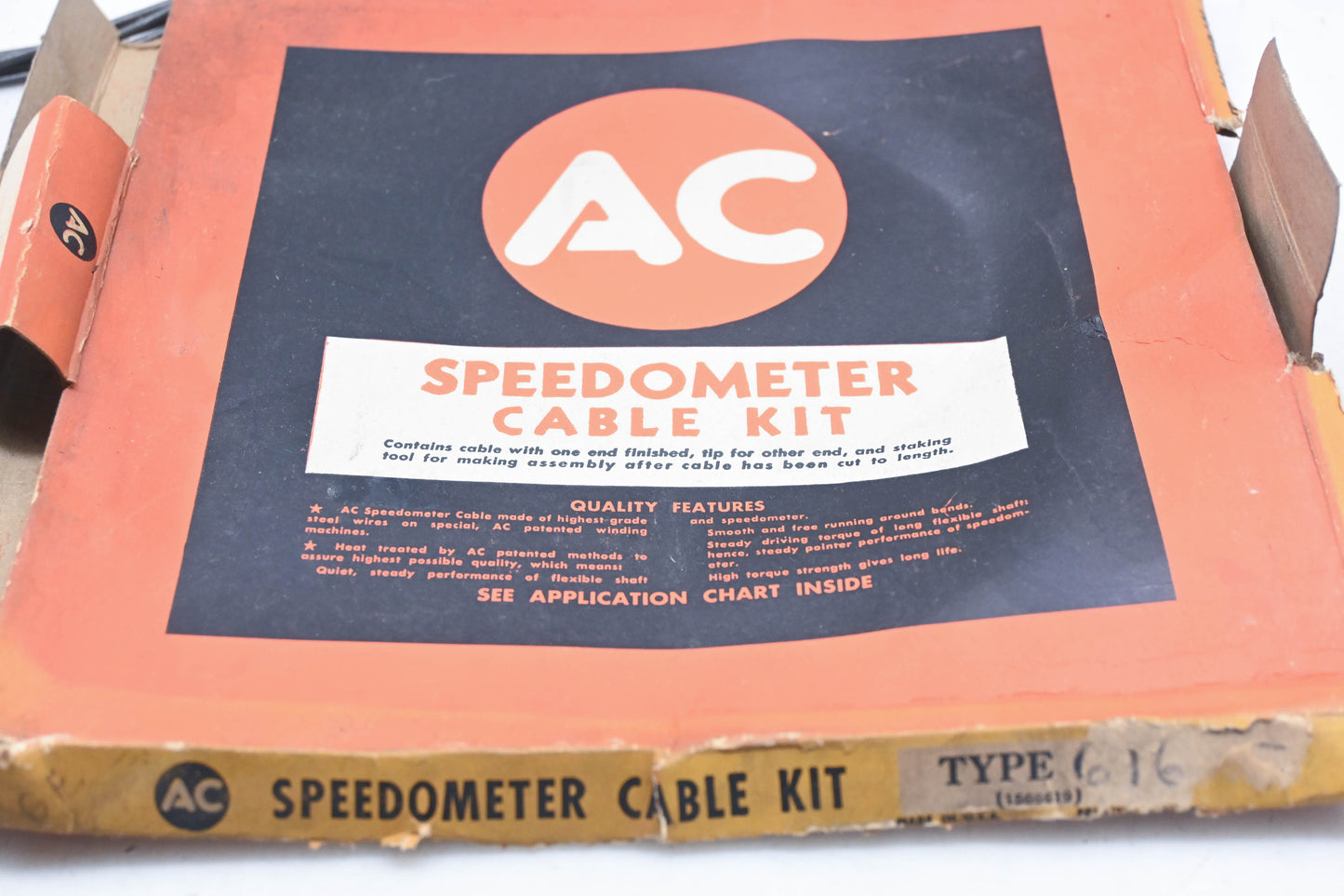 AC 616, 1566619 Speedometer Cable Kit NOS
