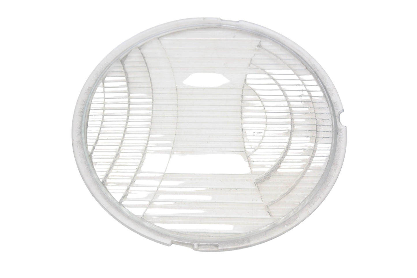 C.M. Hall Lamp Company 10096 Clear Glass 8-3/32" x 9-39/64" #1110 Headlamp Lens NOS