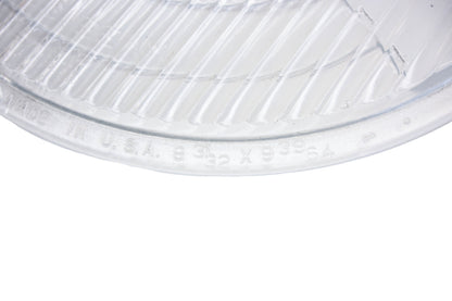 C.M. Hall Lamp Company 10096 Clear Glass 8-3/32" x 9-39/64" #1110 Headlamp Lens NOS