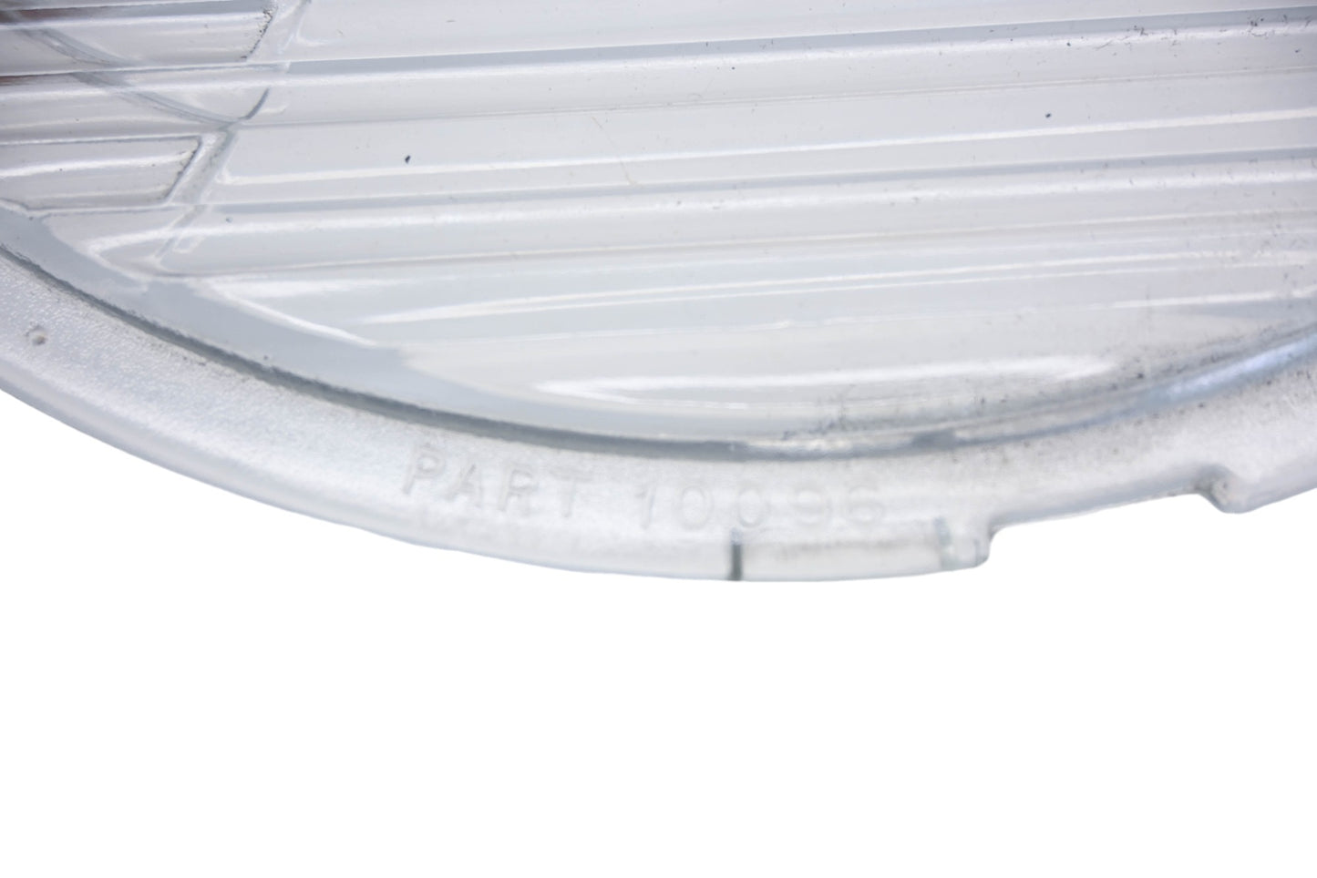 C.M. Hall Lamp Company 10096 Clear Glass 8-3/32" x 9-39/64" #1110 Headlamp Lens NOS