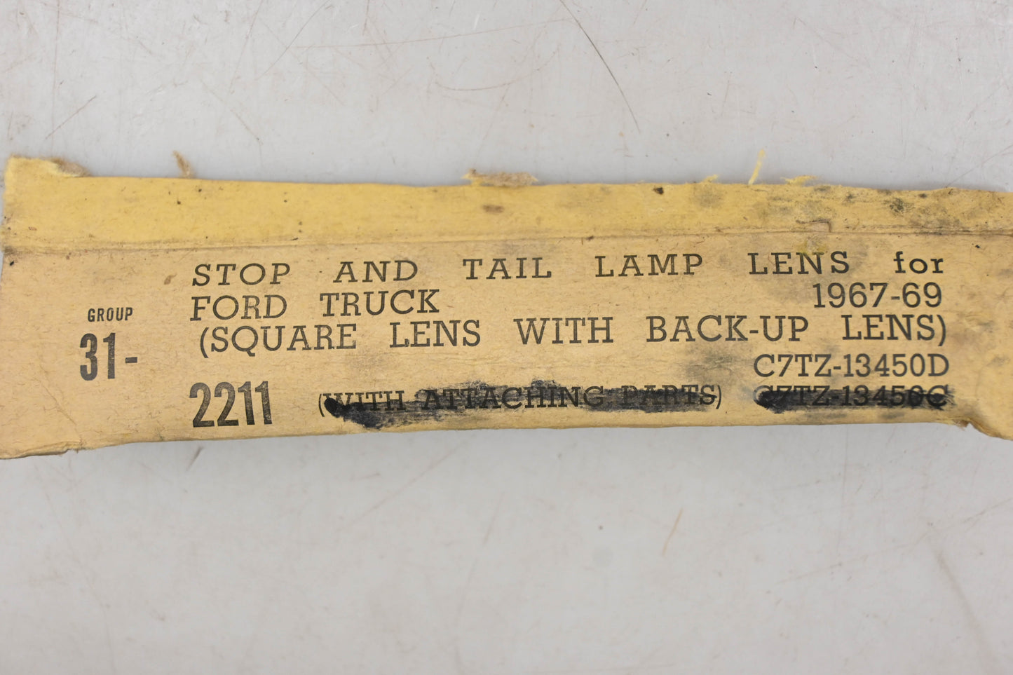 Glo-Brite 2211, C7TZ-13450D, TMC-2211 Taillight Lens NOS