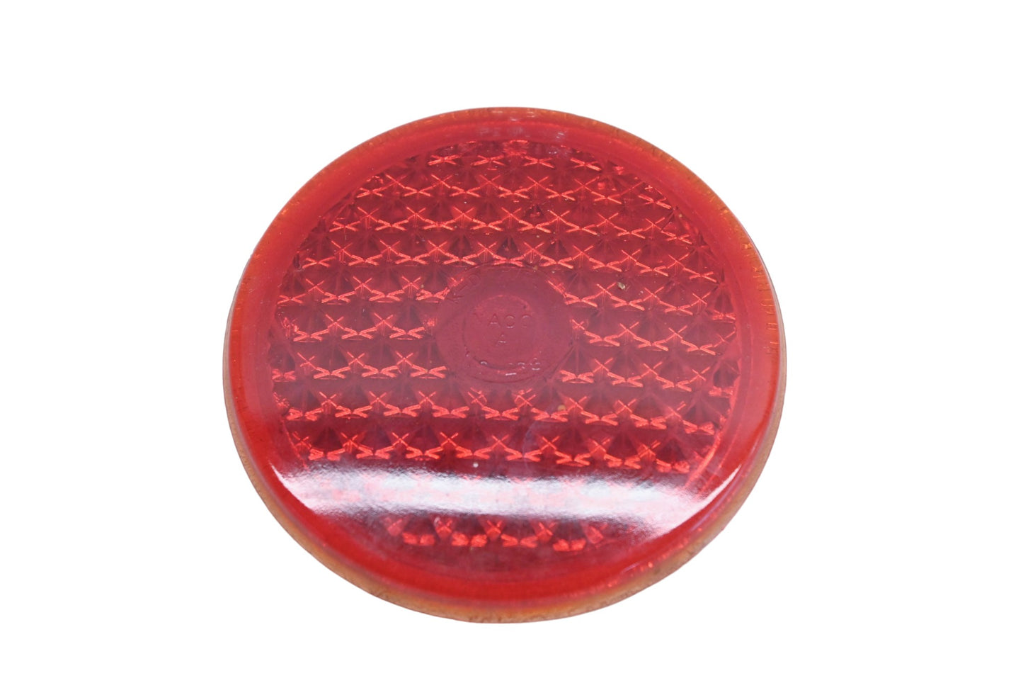 K-D Triflex 238 Red Glass 3-1/16" Taillight Lens NOS