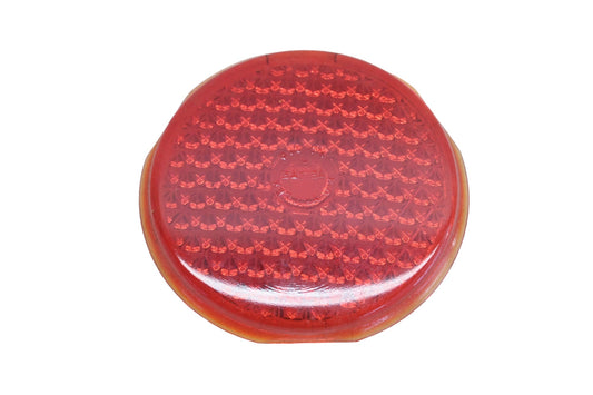 K-D Triflex 272 Red Glass 3-3/8" Taillight Lens NOS