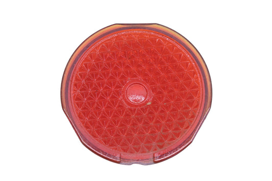 K-D Triflex 272 Red Glass 3-3/8" Taillight Lens NOS