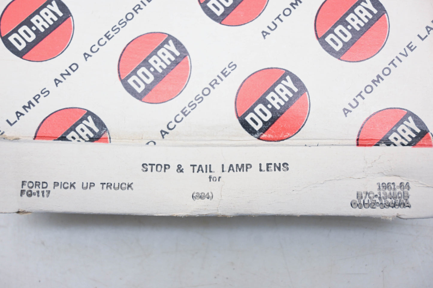 Do-Ray FO-117, B7C-13450-B Ser-Do Red 4-5/16" Taillight Lens NOS