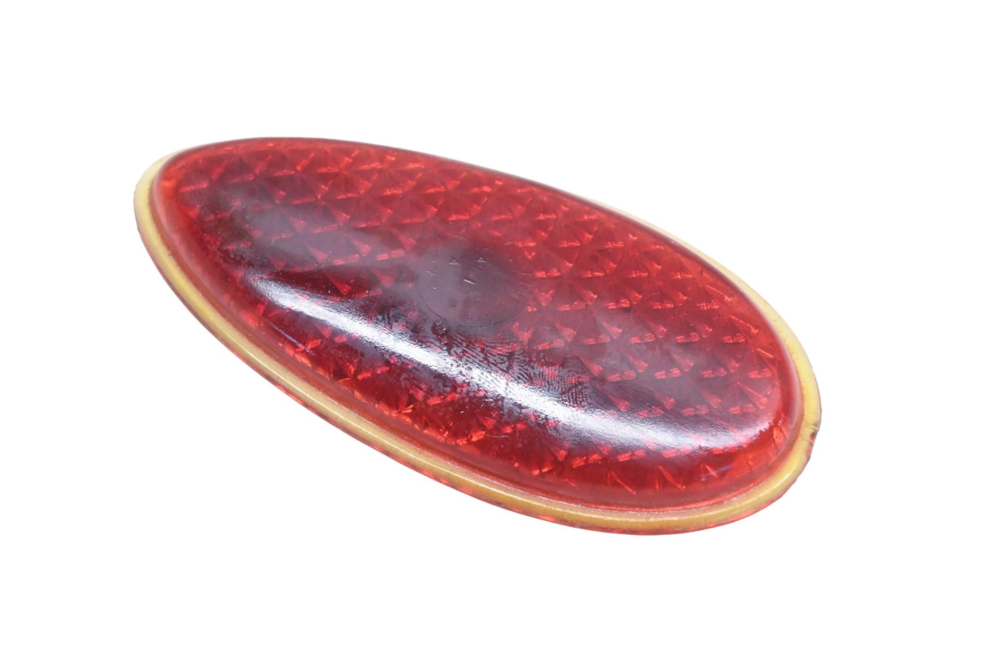 K-D Triflex 273 Red Glass Taillight 2-1/4" x 4-5/8" Lens NOS