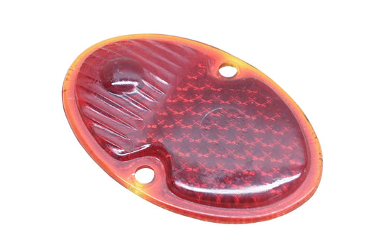 K-D Triflex 265 Red Glass Taillight 2-7/8" x 4-3/8" Lens NOS