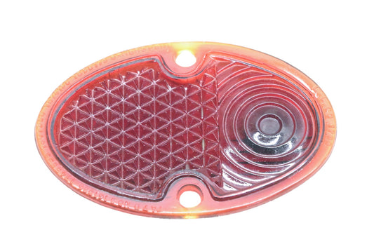 Griffin 265 Red Glass Model 65 Taillight 2-7/8" x 4-3/8" Lens NOS