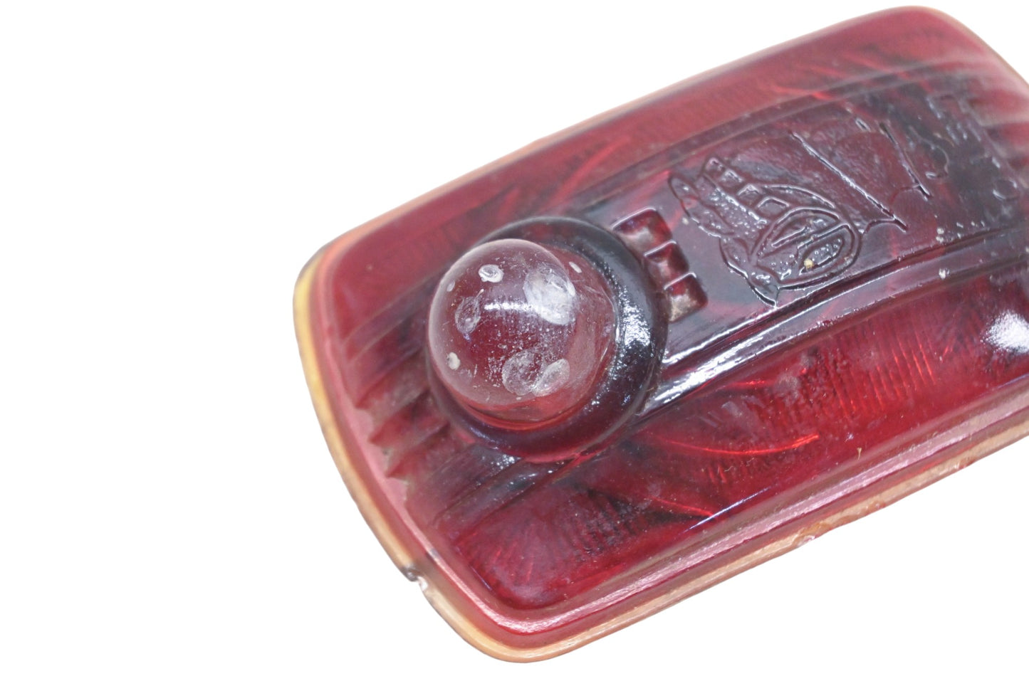 General Motors 854763 Red Glass Leto Taillight 2-1/8" x 3-5/8" Lens