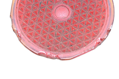 K-D Triflex 272 Red Glass 3-3/8" Taillight Lens