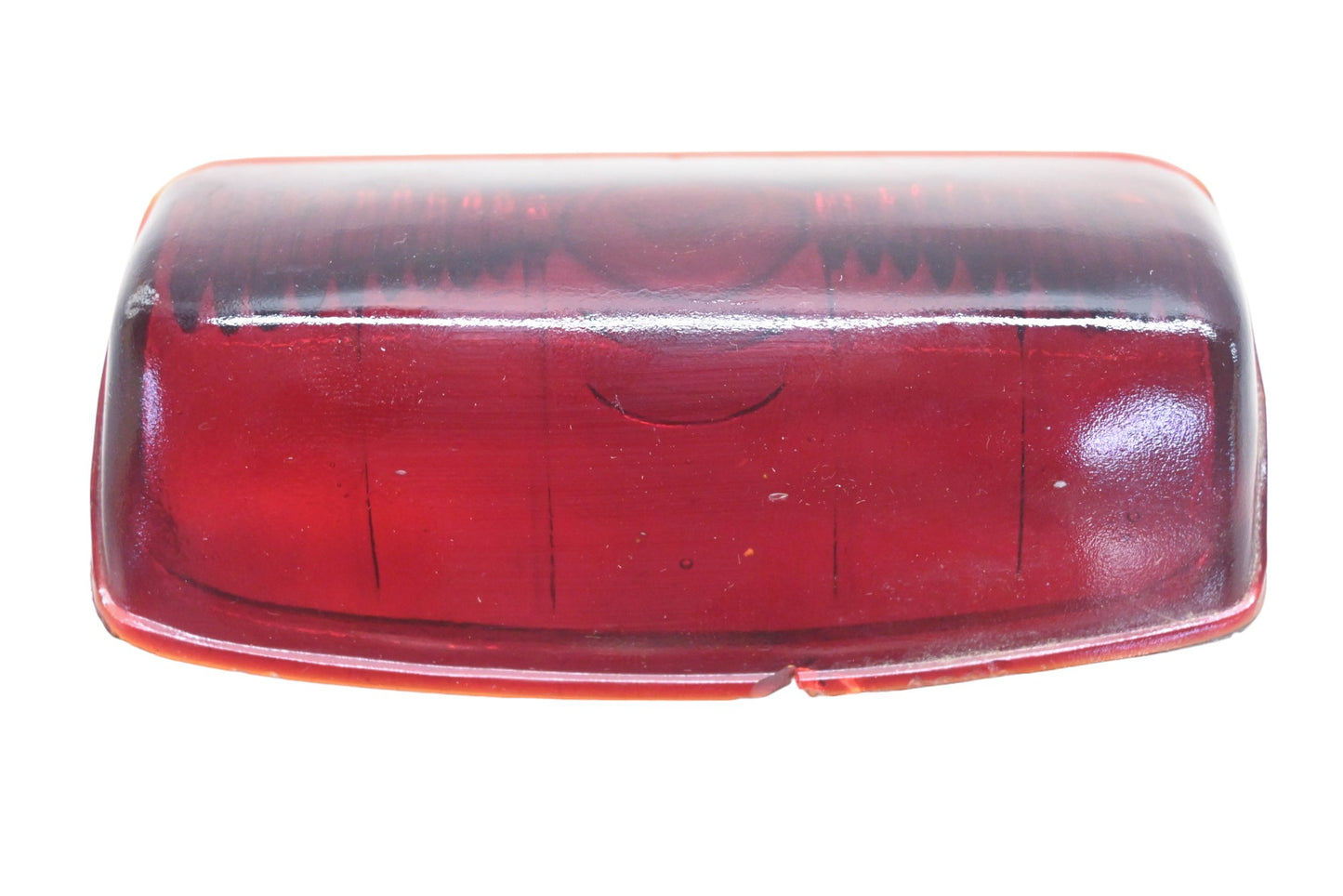 Lynx-Eye T-371, 371 Dark Red Glass 4-7/8" x 2-3/4" Taillight Lens NOS