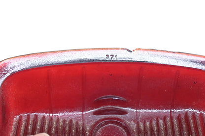 Lynx-Eye T-371, 371 Dark Red Glass 4-7/8" x 2-3/4" Taillight Lens NOS