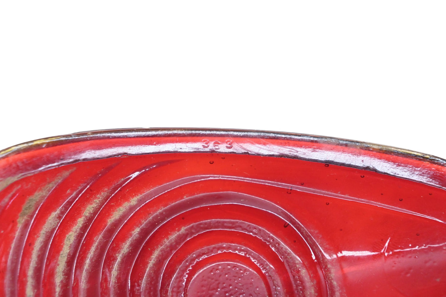 Lynx-Eye T-363, 363 Red Glass 5-1/8" x 2-5/8" Taillight Lens NOS