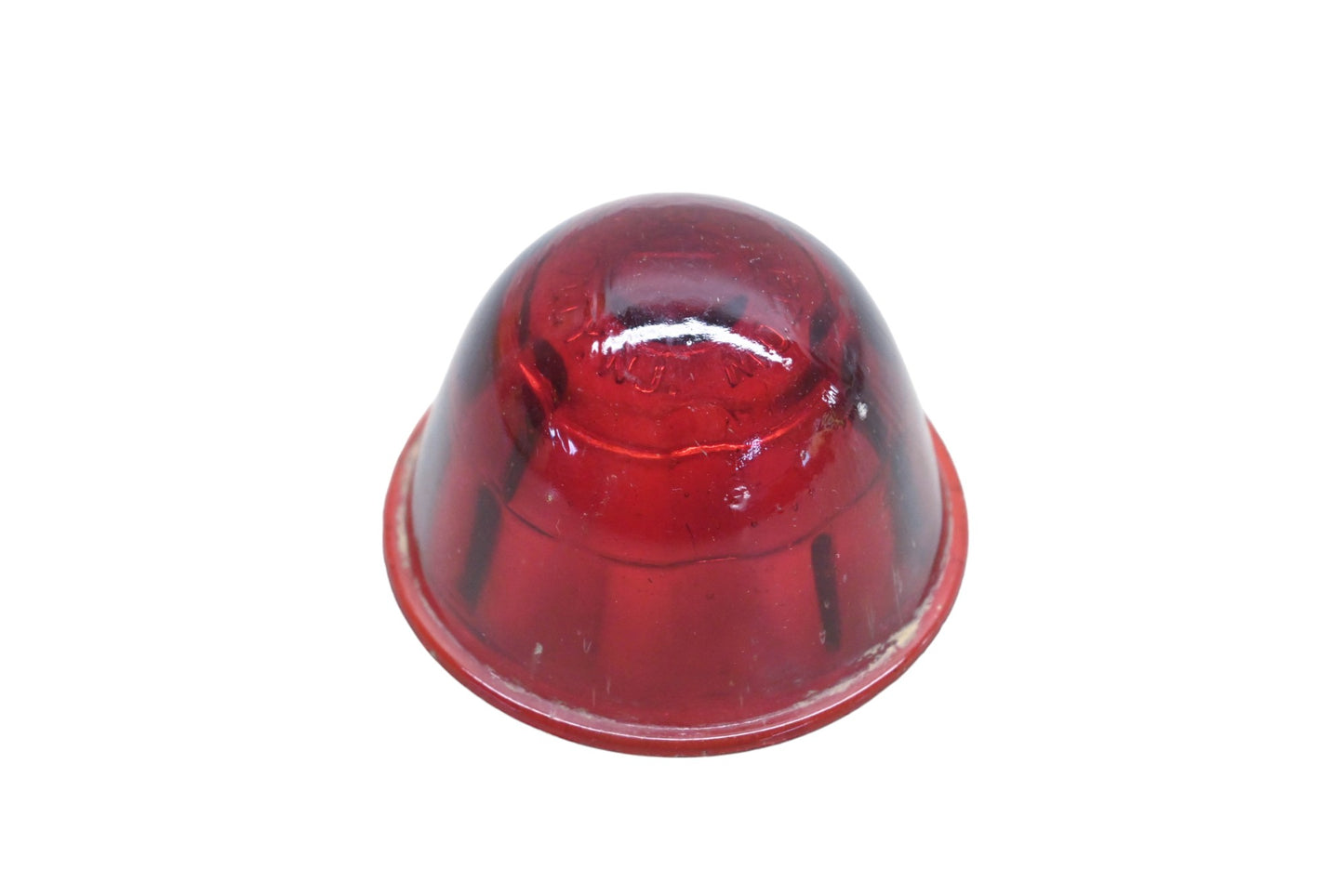 Arrow BL25 Red Glass Taillight 2-7/16" x 1/1/2" Beehive Lens NOS