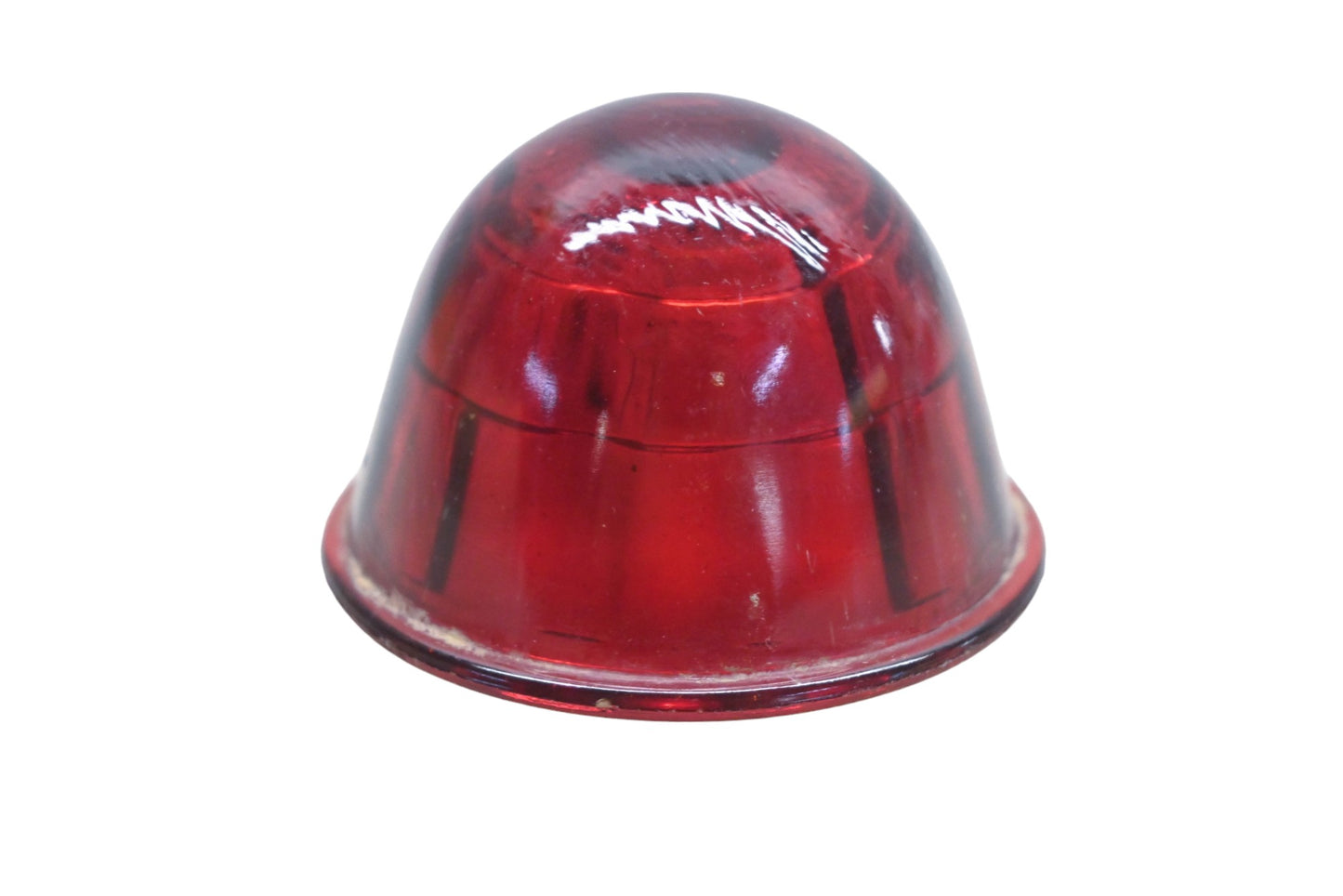 Arrow BL25 Red Glass Taillight 2-7/16" x 1/1/2" Beehive Lens NOS