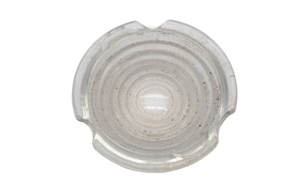 L.L. Company 2442, PL-600 Clear Glass 2-15/16" Parking Light Lens NOS