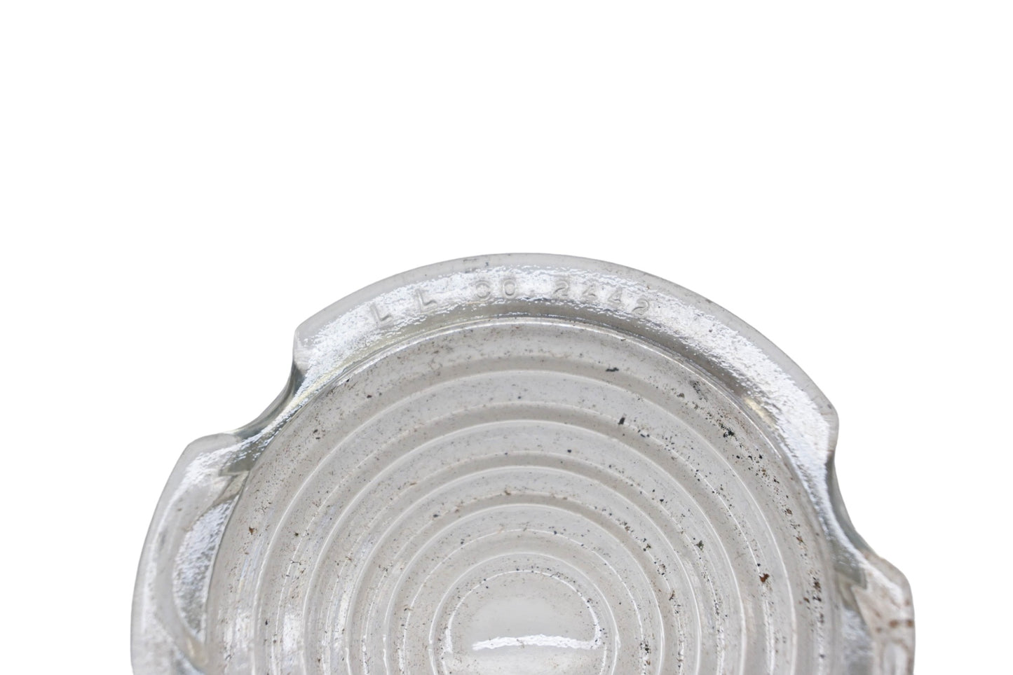 L.L. Company 2442, PL-600 Clear Glass 2-15/16" Parking Light Lens NOS