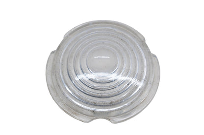 L.E.S PL-600, 21T-13208 Clear Glass 2-15/16" Parking Light Lens NOS