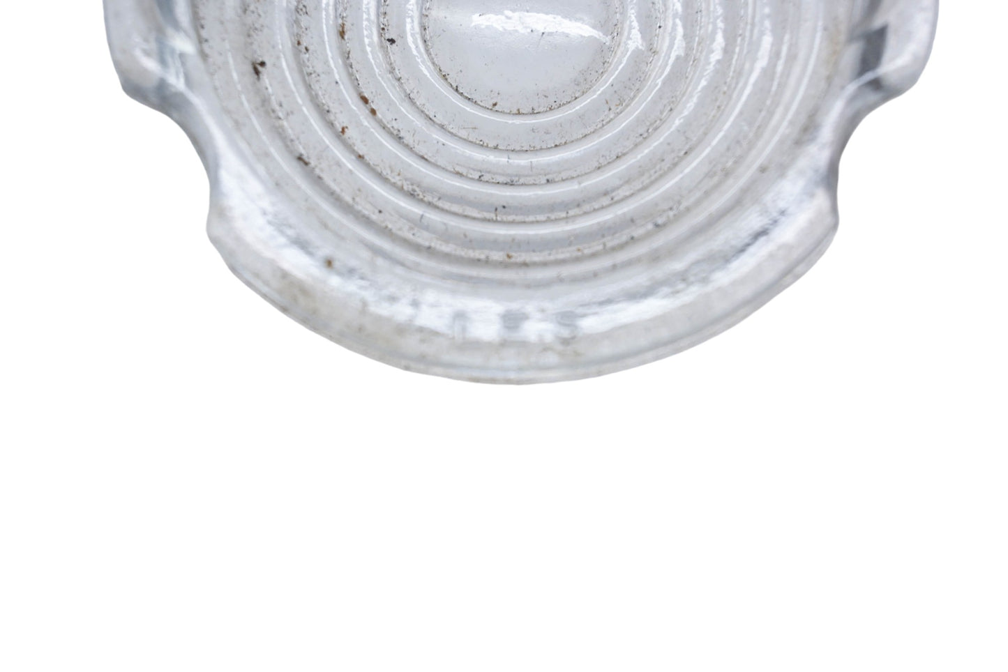 L.E.S PL-600, 21T-13208 Clear Glass 2-15/16" Parking Light Lens NOS