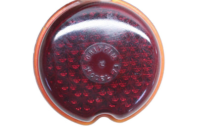 Griffin 275, 1895173 Red Glass 2-5/8" Taillight Lens NOS