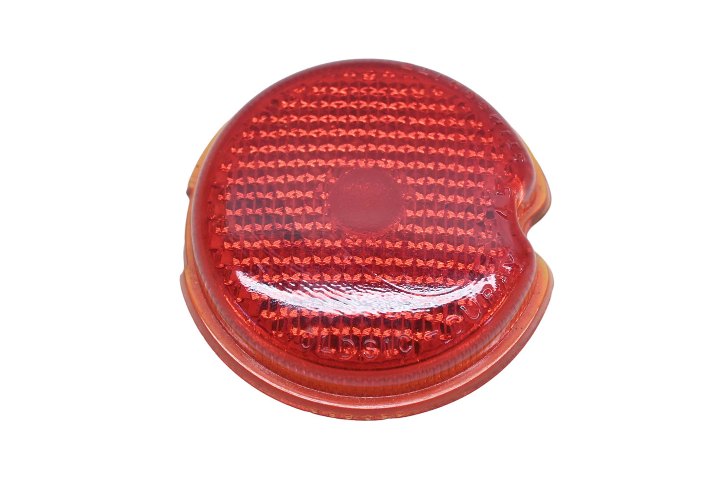 I.G.C. 920696, 1895173 Oldsig-DuRay Red Glass 2-5/8" Taillight Lens NOS
