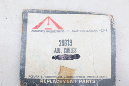 Accurate Products 20813 Adjuster Cables Qty 4 NOS