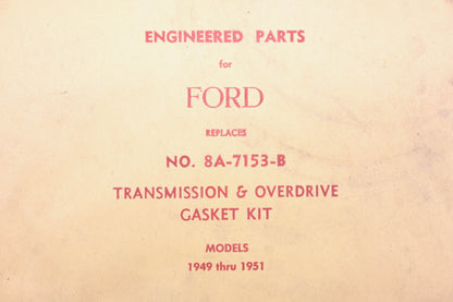 New OEM Ford 8A-7153-B, 8A7153B Gasket Kit NOS
