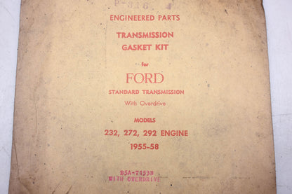 New OEM Ford B5A-7153-B, B5A7153B Gasket Kit NOS