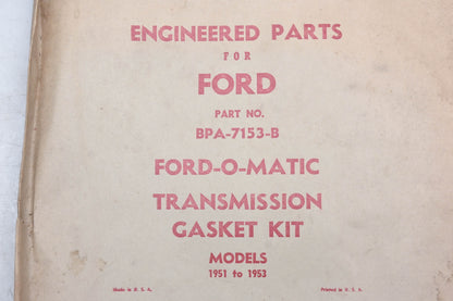 New OEM Ford BPA-7153-B, BPA7153B Gasket Kit NOS