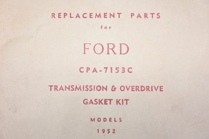New OEM Ford CPA-7153-C, CPA7153C Gasket Kit NOS